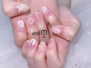 ネイル 葵うさぎ AIのネイルデザイン