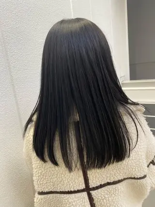 セミロング カラー 大人かわいい×艶髪 🤍塩川のヘアスタイル