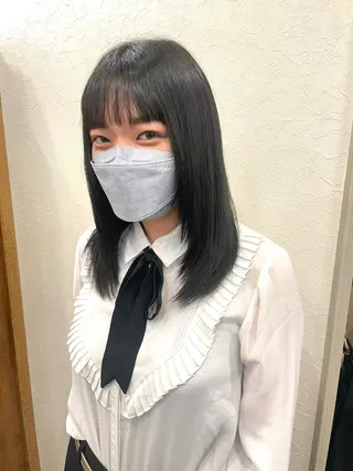 セミロング 星野 りゅうきのヘアスタイル