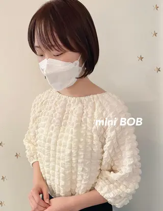 ショート カラー 市川 千夏のヘアスタイル