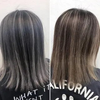 カラー ダブルスキルエクステ /羽エクステ白石宇由のヘアスタイル