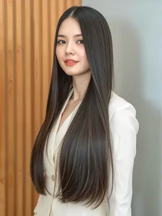 ロング 🎨カラー&髪質改善 MATSUのヘアスタイル