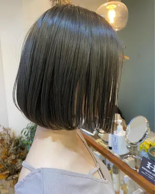 ショート カラー パーマ OVER→三軒茶屋 /縮毛矯正・髪質改善のヘアスタイル