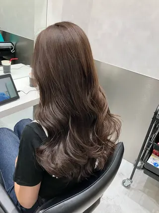 カラー 💖ブリーチなし透明 感💖ASAHIのヘアスタイル