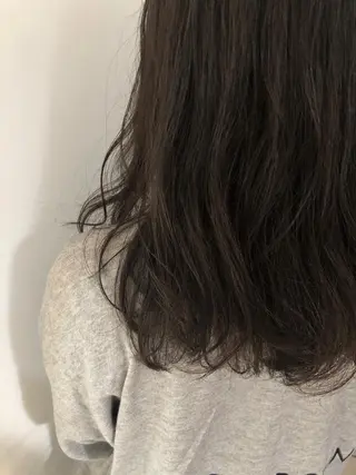セミロング カラー 韓国hair ·͜· watanabeのヘアスタイル