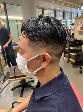 ショート メンズ unopulir 景山　凌のヘアスタイル