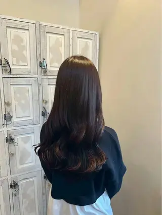 カラー ルプラボウ ふくい きなりのヘアスタイル