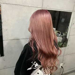 ミディアム カラー パーマ ヘアアレンジ メンズ キッズ ネイル マツエク・マツパ 切りっぱなしヘアボブ ミディアムヘアRYOのヘアスタイル