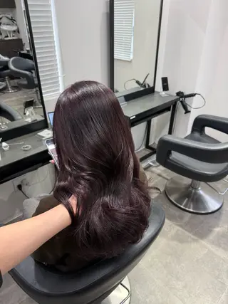 ロング カラー ヘアアレンジ 💗横浜美容室 💗HARUNAのヘアスタイル