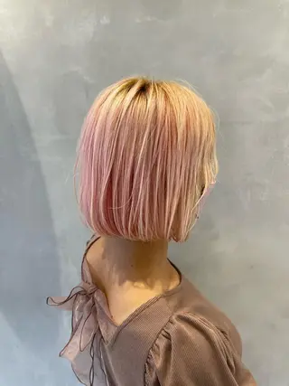 ミディアム カラー ✁完全個室✁永野 晴のヘアスタイル