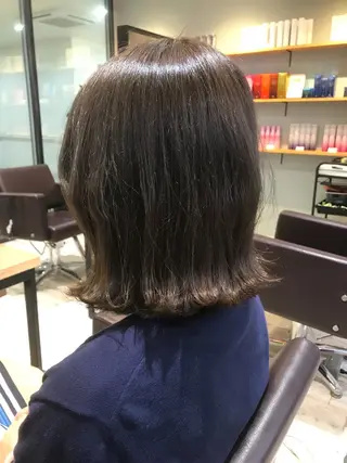 ミディアム カラー パーマ ヘアアレンジ メンズ キッズ ネイル マツエク・マツパ EnBlesS西宮 マンツーマン神道有基のヘアスタイル