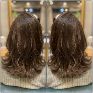 セミロング glowm店長 加藤翔太のヘアスタイル