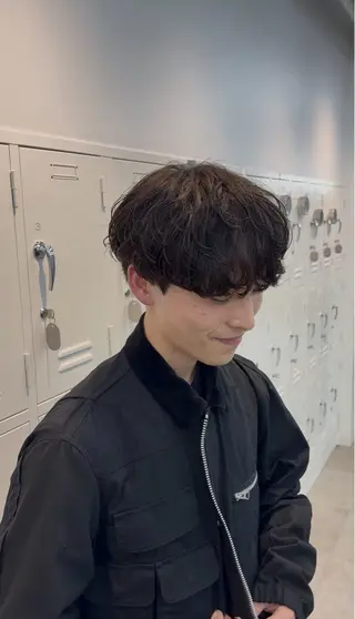 パーマ メンズ 🌀toa/波巻き✨ /メンズパーマ／栄のヘアスタイル