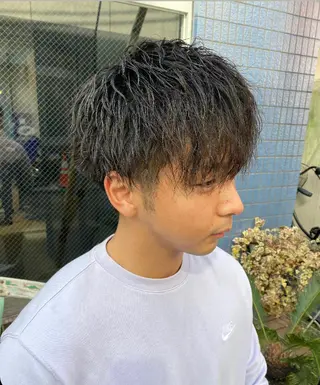 ミディアム バレイヤージュ職人 🔥代表YU-SHIのヘアスタイル