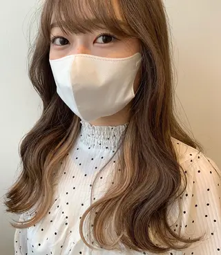 ロング ヘアアレンジ ayumi🌈 インナーカラー🌈のヘアスタイル