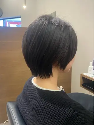 ショート 【ショート/ボブ 丸みショート】深萱のヘアスタイル