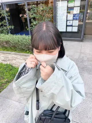 ショート デザインカラー/ボブ ブリーチカラー/ユリのヘアスタイル