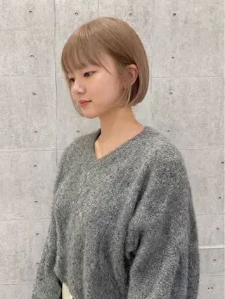 ショート 似合わせヘア🤎透明 感カラー🤎MIKAのヘアスタイル