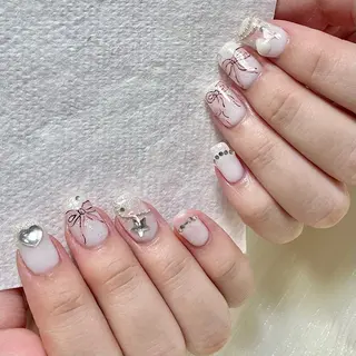 ネイル By moonネイル 🌷ワンホン/韓国風のネイルデザイン