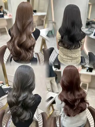 ロング カラー 杉村 真菜のヘアスタイル