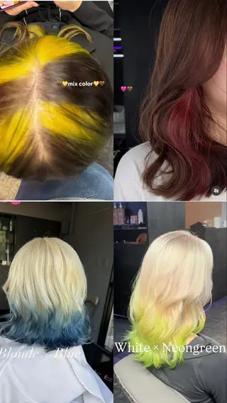 ミディアム 新垣 杏凜のヘアスタイル