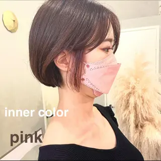ショート カラー はるか 💐 お悩み改善美容師のヘアスタイル