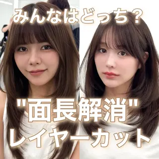 ミディアム カラー ヘアアレンジ 顔周り&ミディアム 特化/池袋/kokiのヘアスタイル