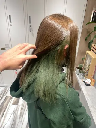 ロング カラー ヘアアレンジ HairMake 3 🐬NANAMIのヘアスタイル