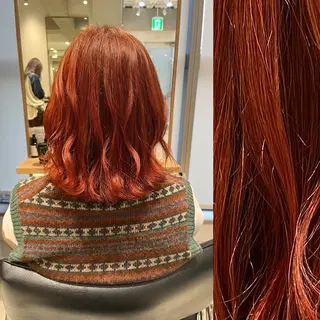 ミディアム カラー ヘアアレンジ stylist ◎RUKI.のヘアスタイル