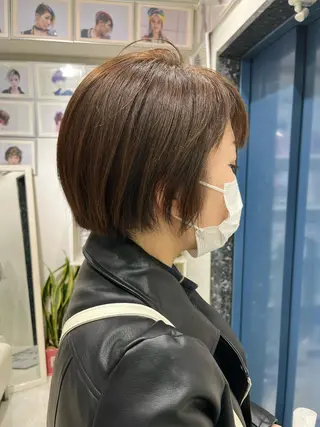 ショート カラー 山森 大地のヘアスタイル