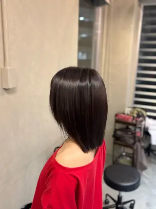 ミディアム カラー Hair ruup 平良那生のヘアスタイル