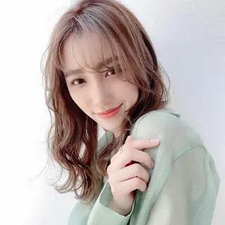 ミディアム カラー 🎁LaBless 住ノ江(ラブレス)のヘアスタイル