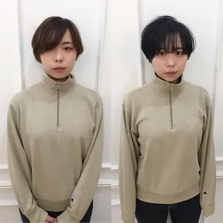 ショート カラー 大人可愛いショート* NoWL栗原隆成のヘアスタイル