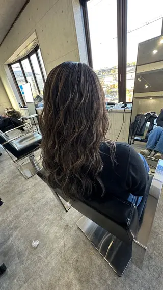 セミロング REVE美容室 REVEマツエクのヘアスタイル