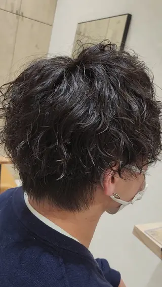 メンズ パーマ 垢抜けパーマヘア🍯 ジルのヘアスタイル