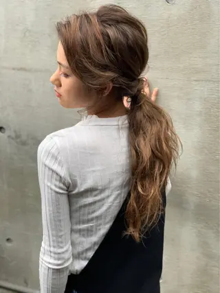 ロング 仁和山 健汰のヘアスタイル