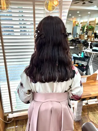 ロング ヘアアレンジ miku ヘアセット/着付けのヘアスタイル