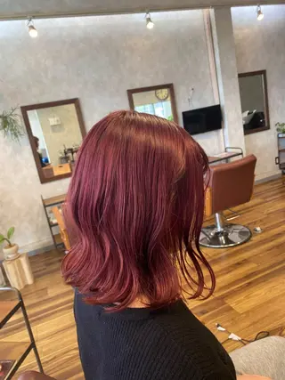 ミディアム カラー CROCHE クロッシュのヘアスタイル