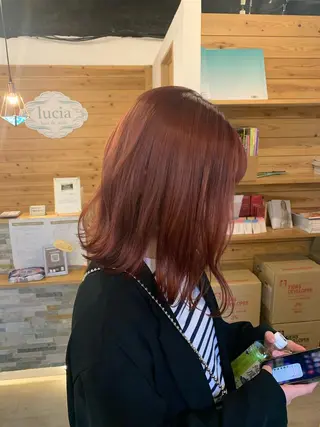 セミロング hair＆make LAMP所属・LAMP mashiroのヘアスタイル