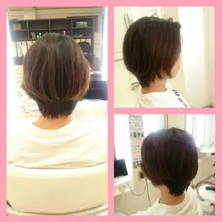 ショート キンジョウ エナミのヘアスタイル