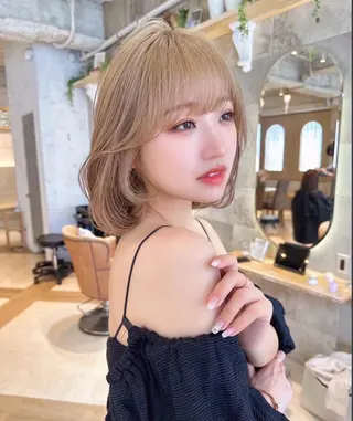 カラー 舩田 汰知のヘアスタイル