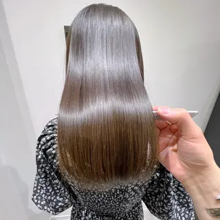 ロング カラー 縮毛矯正×髪質改善 店長　DAITOのヘアスタイル