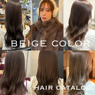 セミロング カラー ⌇🌹透明感カラー 🌹ᴍᴇɢᴜᴍɪ ⌇のヘアスタイル