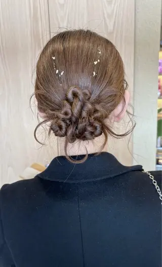 ヘアアレンジ ヘアセットサロン お呼ばれ/ライブヘアのヘアスタイル