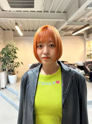 ショート カラー ハイトーン×似合わせ 🌱中川慎之介のヘアスタイル