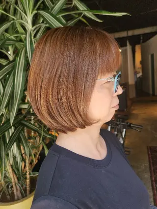 ショート カラー ハヤシ マユ ✂ 府中美容室のヘアスタイル