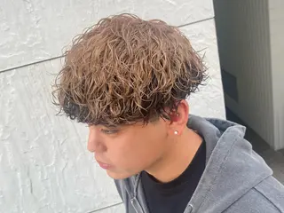 ショート カラー パーマ ヘアアレンジ メンズ キッズ ネイル マツエク・マツパ アイブロウ 🔥漢髪特化メンズ マネージャーYUKIのヘアスタイル