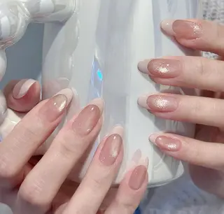ネイル 長いだし/スカルプ/ パラシェルN.oneのネイルデザイン