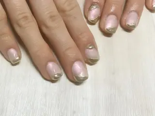 ネイル ネイルリボン 受付スタッフのネイルデザイン