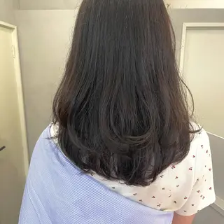 セミロング カラー はるか 💐 お悩み改善美容師のヘアスタイル